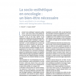 Intervention d'une socio-esthéticienne au sein du service d'oncologie du groupe hostilier Diaconesse-croix-saint- simon (75)